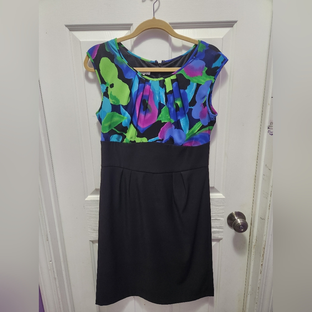 Dressbarn floral top dress, size 10